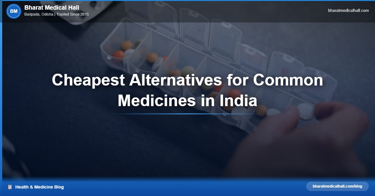Cheapest Alternatives for Common Medicines in India – Bharat Medical Hall