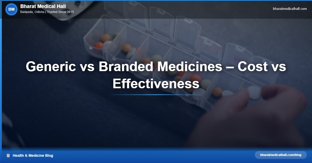Generic vs Branded Medicines – Cost vs Effectiveness – Bharat Medical Hall